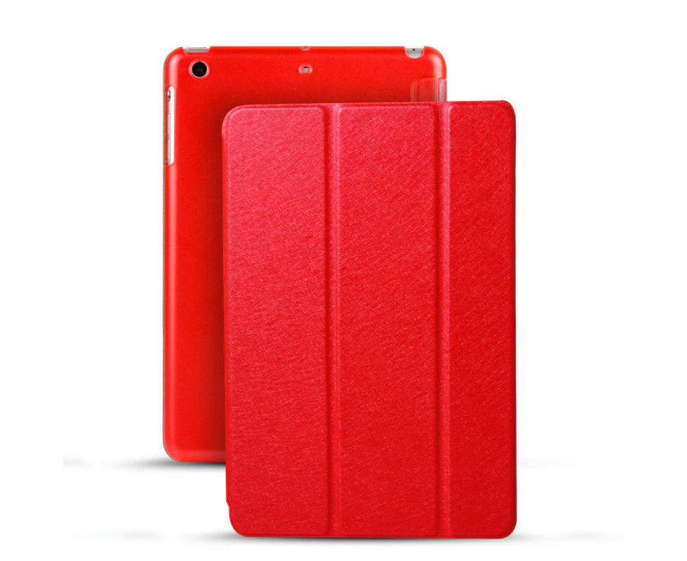 Slim PC Case Cover for iPad  Protective Tablet Cover Auto Sleep/Wake-Red