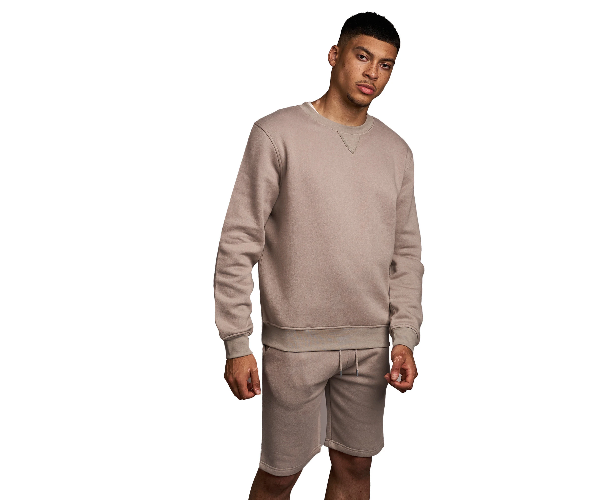 Juice Mens Cranwood Sweatshirt (Stone) - BG274