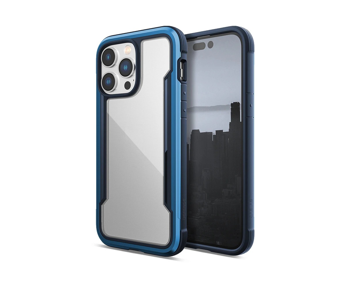 X-doria Original Defense Shield Case Cover for iPhone 14 Pro-Blue