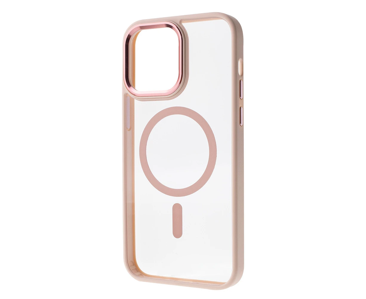 Redefine Magnetic Case Cover Shockproof Wireless Charging With Magsafe For iPhone 14 Max (Plus)-Pink