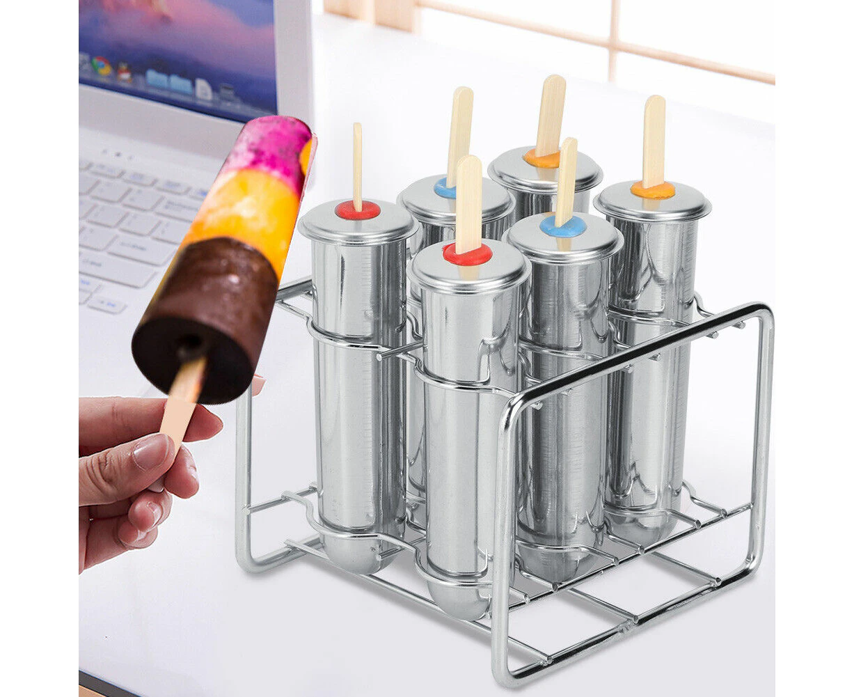 Round Head 304 Stainless Steel Popsicle Mould Ice Cream Mold for Home Kitchen