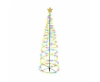 Solar Powered LED Christmas Tree Stake Light - 2pcs