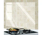 Transparent Kitchen Oil-proof Wall Sticker Heat-resistant Adhesive Self