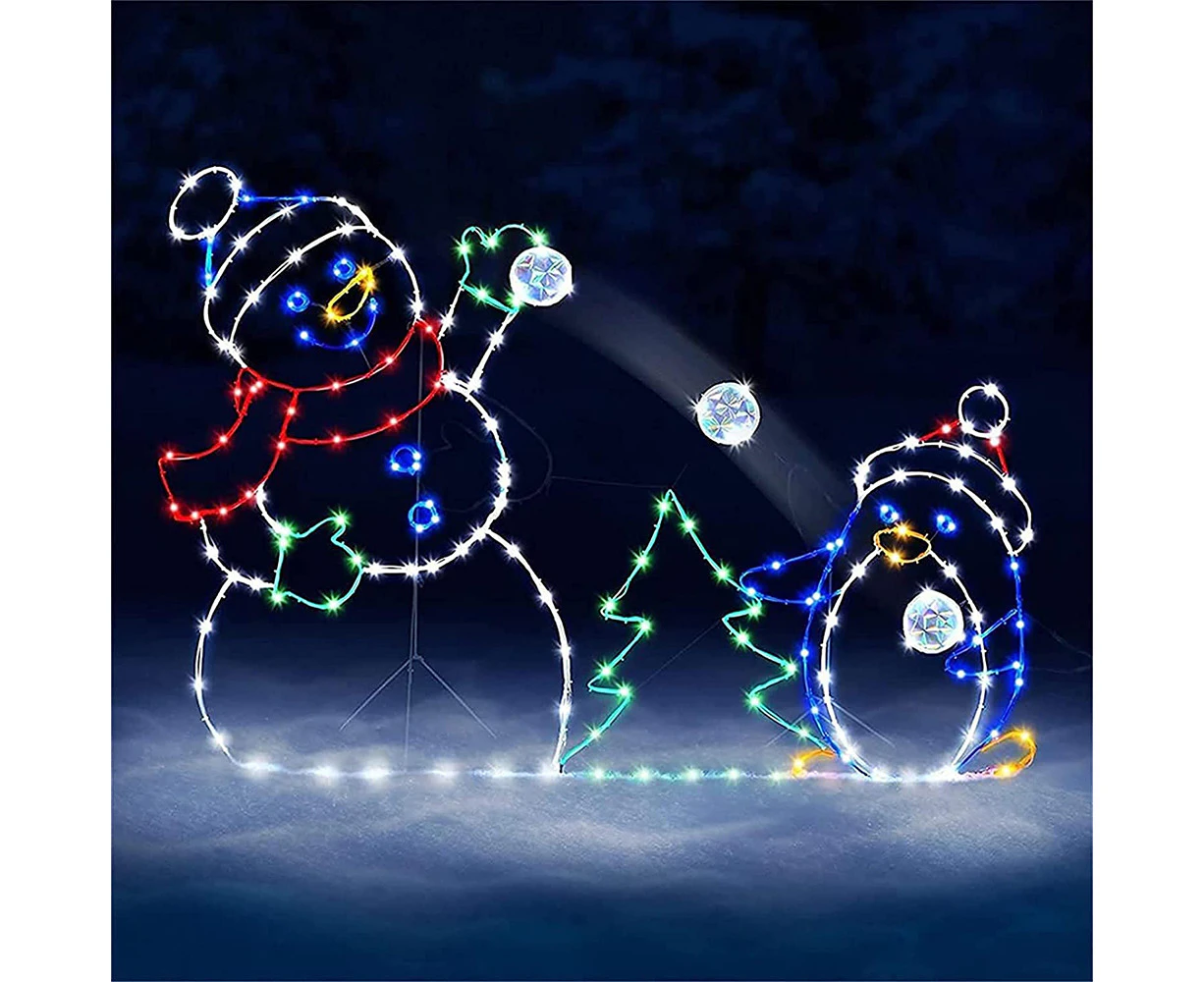 Led Snowman Christmas Lights Outdoor Christmas Decoration Outdoor Christmas Decoration American Christmas Lights Outdoor Figures Snowman