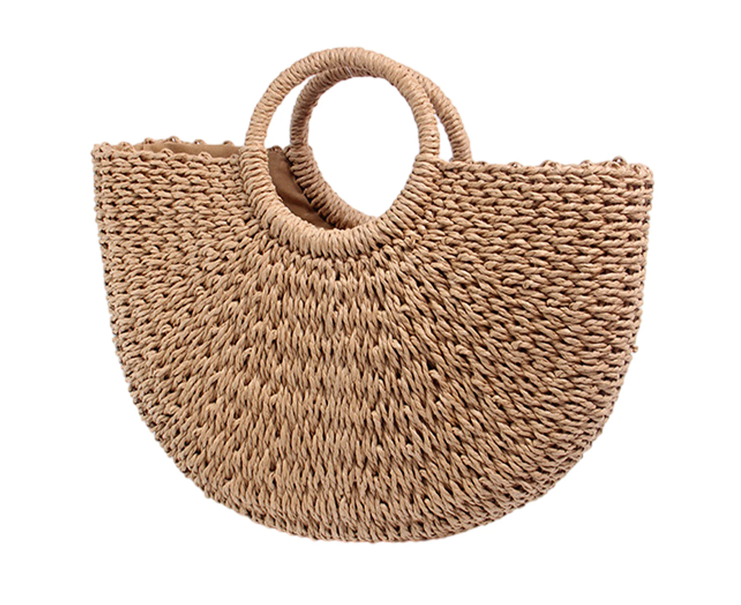 Womens Large Straw Beach Tote Bag Hobo Summer Handwoven Bags Purse