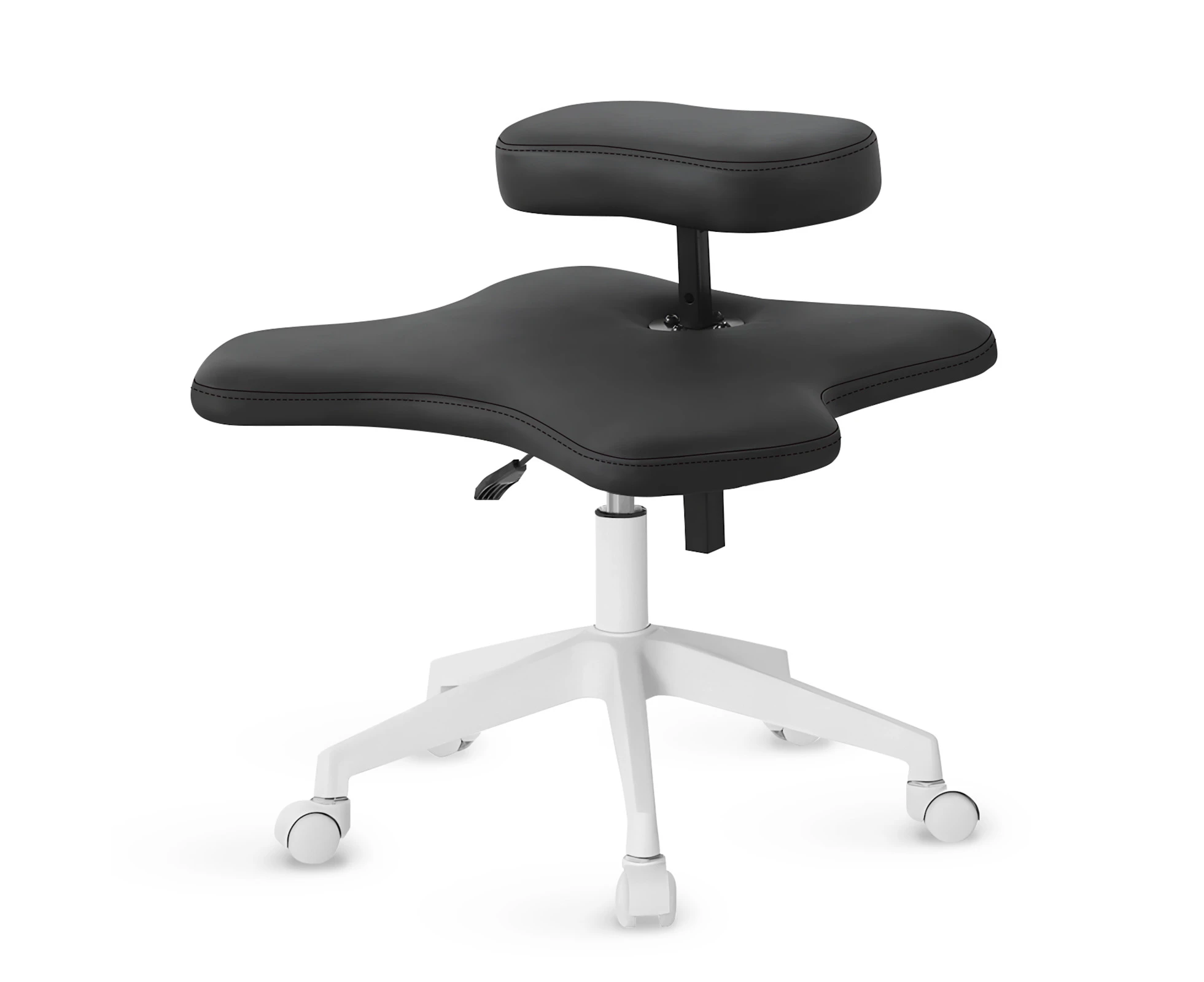 Lauft Criss Cross-Legged Meditation Kneeling Chair Office Executive Computer Swivel Chair - Black