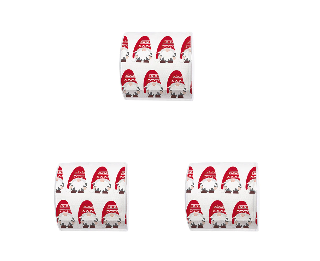 3x Paper+Design Christmas 3-Ply Toilet Paper 200-Sheet Tissue Swedish Gnome