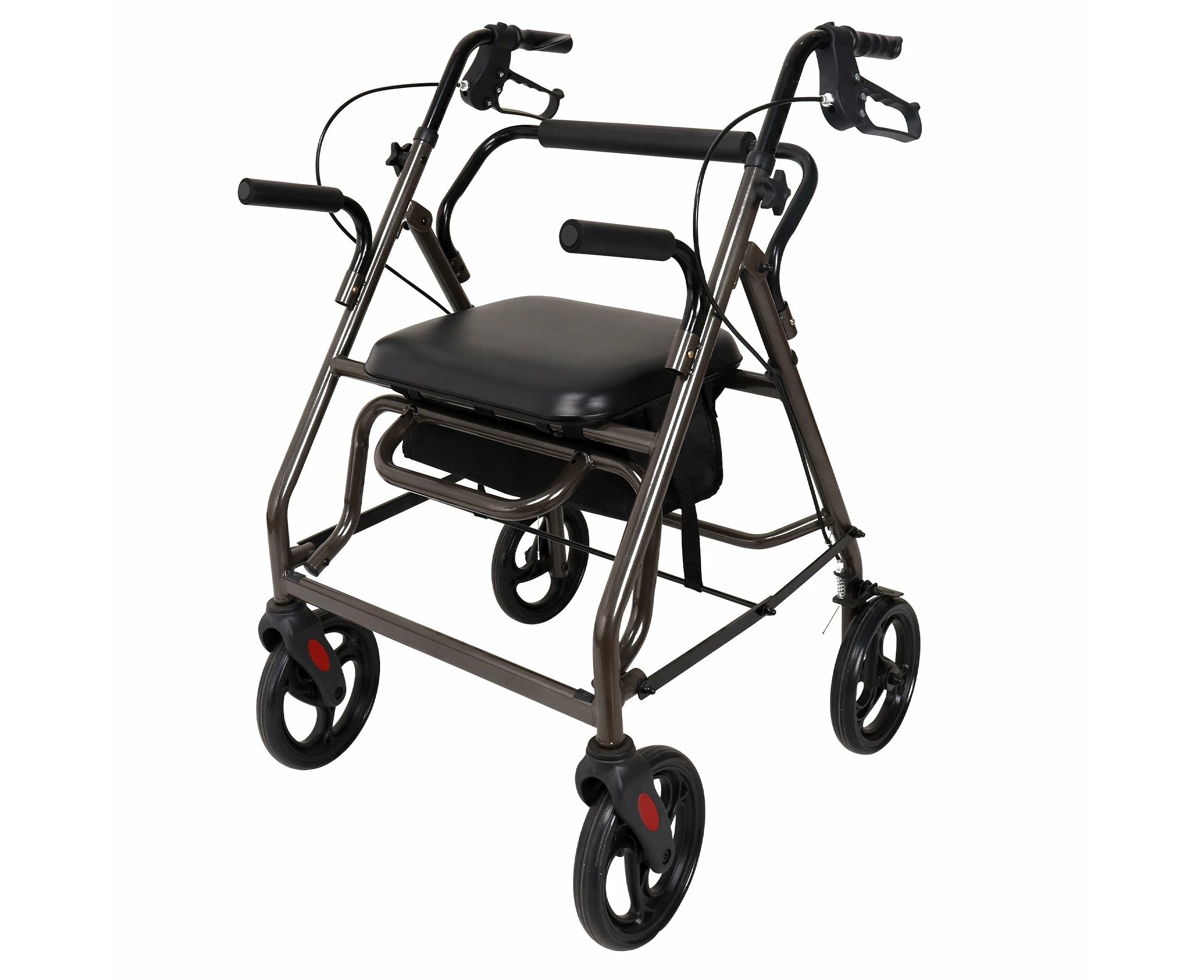 Orthonica Foldable Aluminium Rollator Walker - Grey