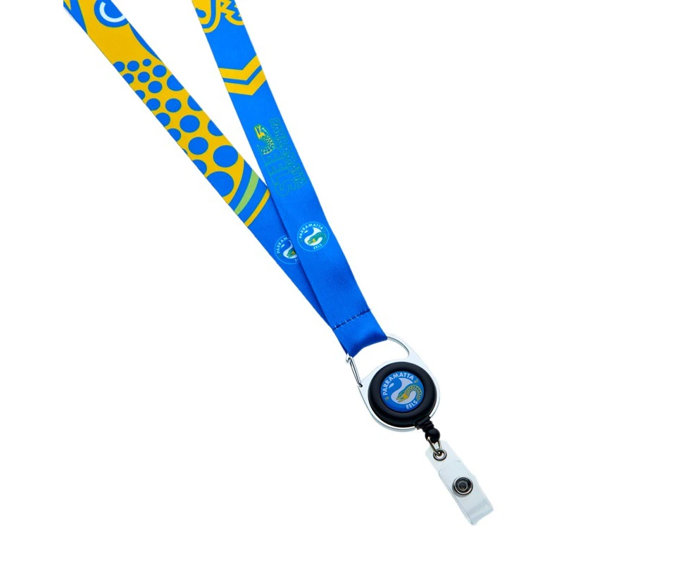 Parramatta Eels Official NRL Retractable Keyring Neck Lanyard!