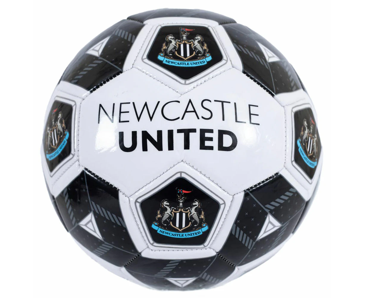 Newcastle United FC Hexagon Football (Black/White/Blue/Gold) - TA12386