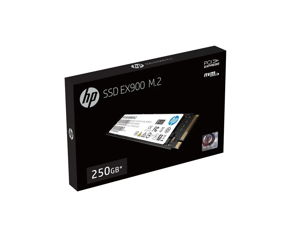 HP EX900 250GB PCIe3.0x4 SSD M.2 SSD 2100MB s  1300MB s  3D NAND Flash