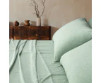 Sheraton Luxury Maison Jasper Quilt Cover Set - Frosty Green