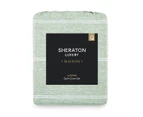 Sheraton Luxury Maison Jasper Quilt Cover Set - Frosty Green