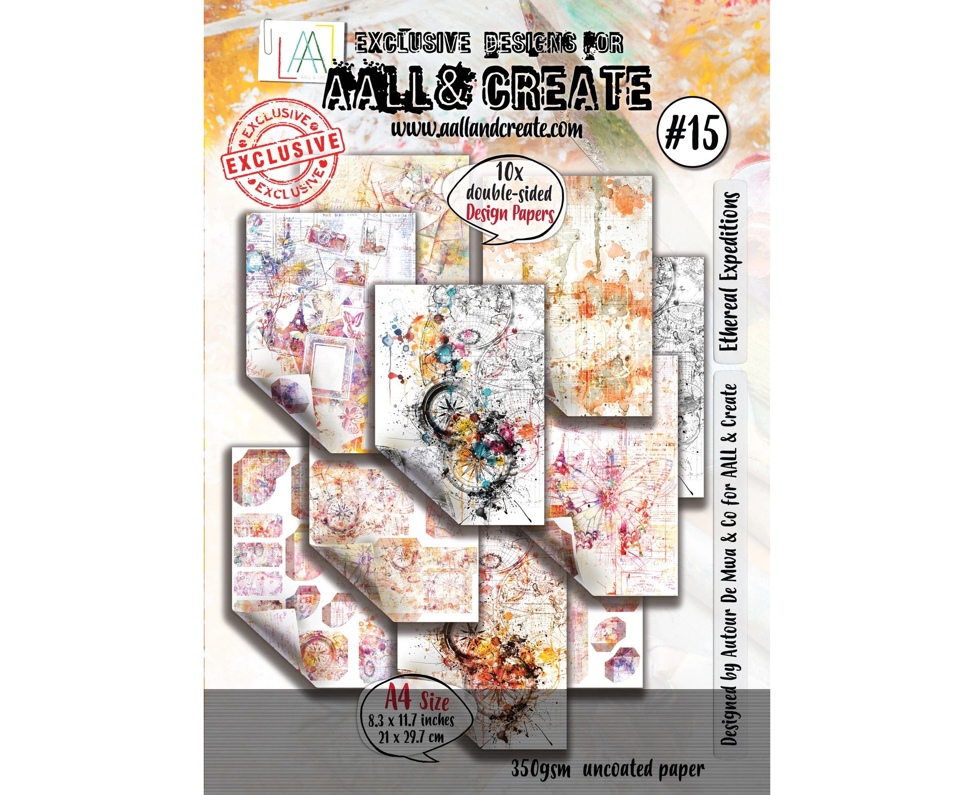 AALL & Create Ethereal Expeditions A4 Paper Pack - 10 Sheets