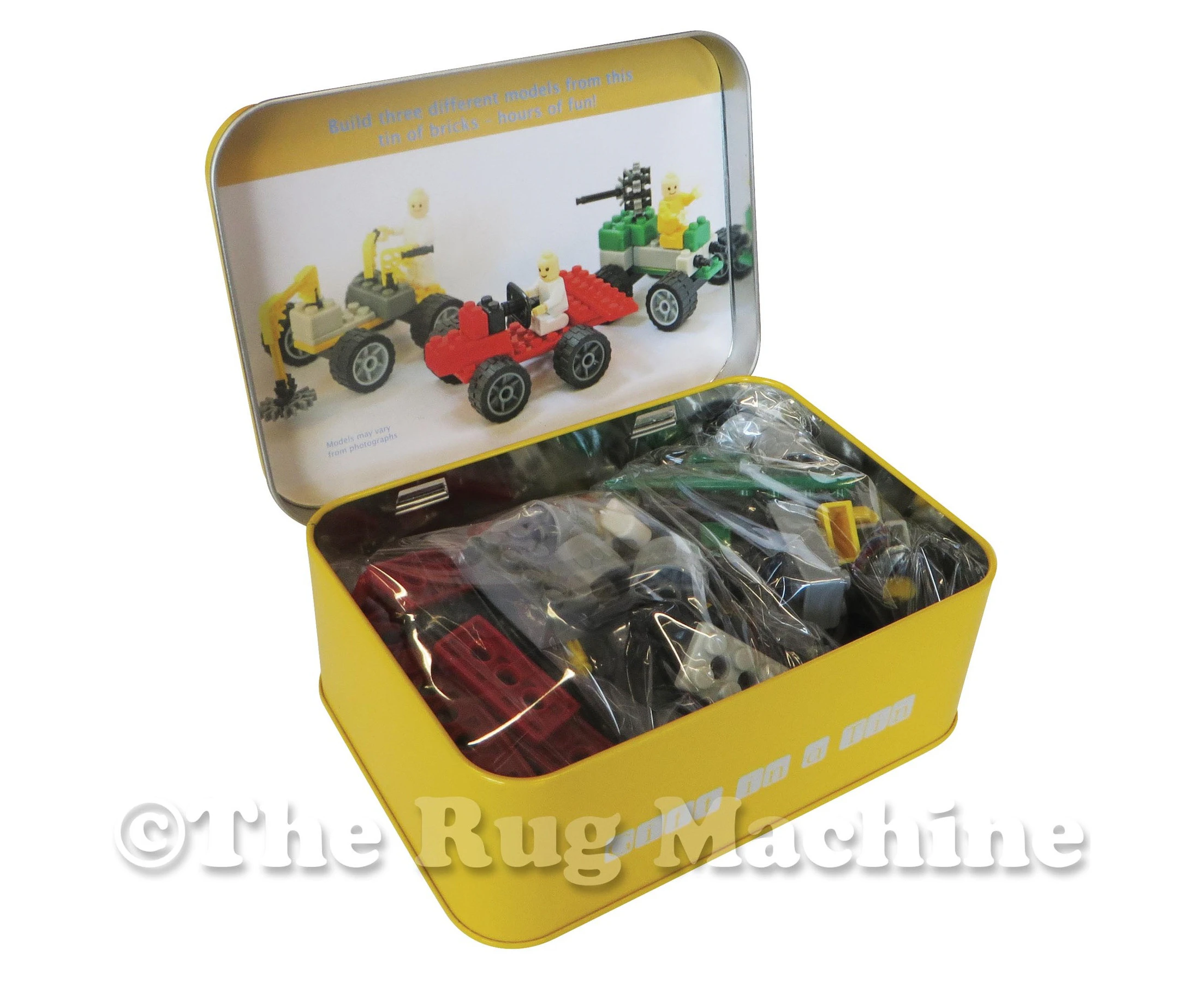 Apples To Pears Gift In a Tin - Car Building Kit Mini Blocks Set