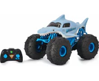 Monster Jam Megalodon STORM All-Terrain Remote Control Monster Truck 1:15 Scale | Drives on Water & Land, Durable Off-Road RC Toy - Christmas Present