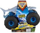 Monster Jam Megalodon STORM All-Terrain Remote Control Monster Truck 1:15 Scale | Drives on Water & Land, Durable Off-Road RC Toy - Christmas Present