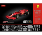 RASTAR RC Car Kits to Build 1/16 Scale Compatible with Ferrari SF 1000 RC Car Assembly Building Kit with Remote, 65pcs DIY