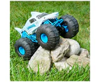 Monster Jam Megalodon STORM All-Terrain Remote Control Monster Truck 1:15 Scale | Drives on Water & Land, Durable Off-Road RC Toy - Christmas Present