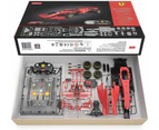 RASTAR RC Car Kits to Build 1/16 Scale Compatible with Ferrari SF 1000 RC Car Assembly Building Kit with Remote, 65pcs DIY