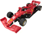 RASTAR RC Car Kits to Build 1/16 Scale Compatible with Ferrari SF 1000 RC Car Assembly Building Kit with Remote, 65pcs DIY