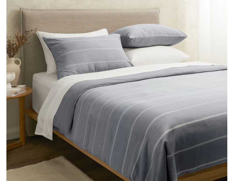 Sheraton Luxury Maison Jasper Quilt Cover Set - Navy