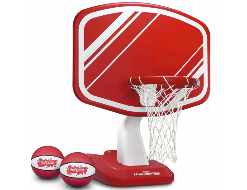 Splash Hoop PRO Poolside Basketball Game - Red