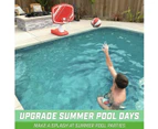 Splash Hoop PRO Poolside Basketball Game - Red