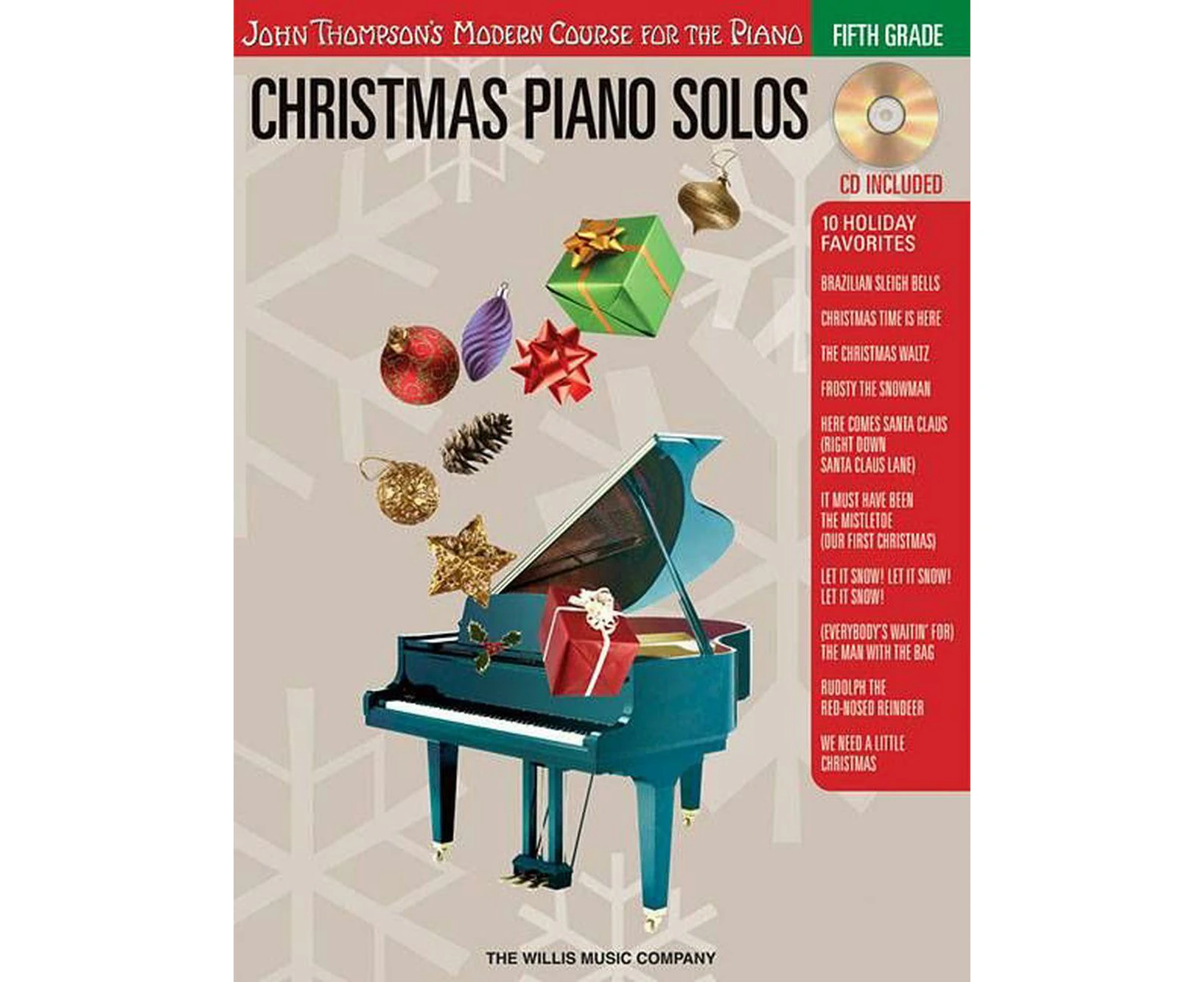 Christmas Piano Solos, Fifth Grade [With CD]