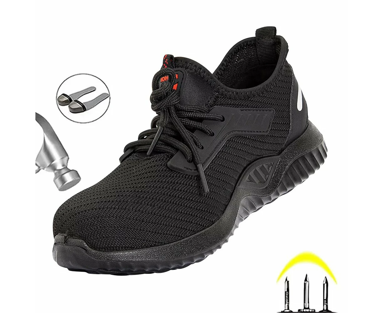 Mens Safety Shoes Steel Toe Sneakers Work Boots Non-Slip