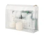 2024 8Pcs Plastic Travel Bottle Set Leakproof Cosmetic Toiletry Travel Containers Spray Bottles