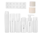 2024 8Pcs Plastic Travel Bottle Set Leakproof Cosmetic Toiletry Travel Containers Spray Bottles