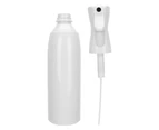 Professional Empty Hairdressing Spray Bottle Fine Mist Hair Styling Sprayer Kettle 500ml (L)White