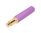 Refillable Perfume Atomizer Bottle Aluminum Portable Empty Perfume Spray Bottle 12MLPurple