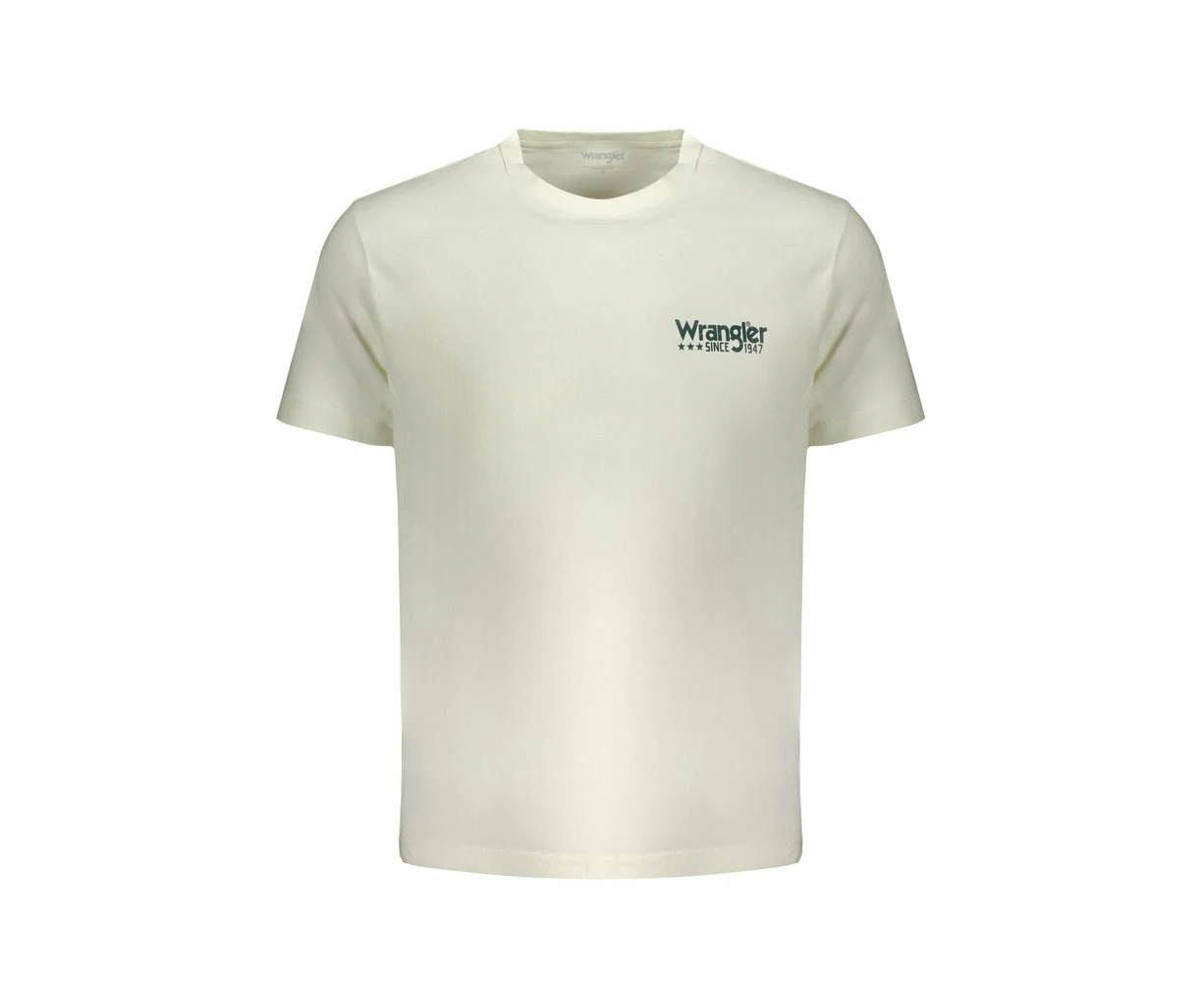 Wrangler White Cotton T-Shirt - XXL