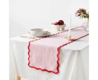 Pink and Red Wavy Table Runner - Anko