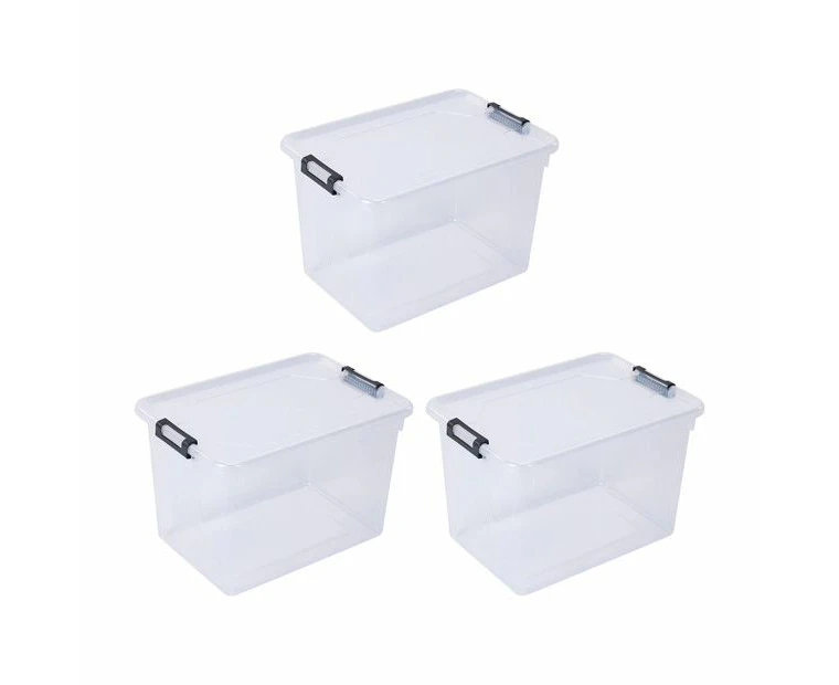 20L Tubs with Lids, 3 Pack - Anko