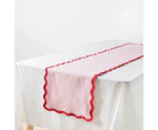 Pink and Red Wavy Table Runner - Anko