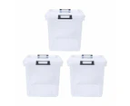 20L Tubs with Lids, 3 Pack - Anko