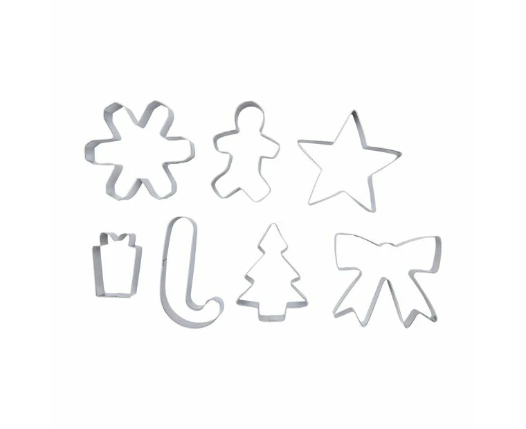 7 Piece Christmas Cookie Cutter Set - Anko