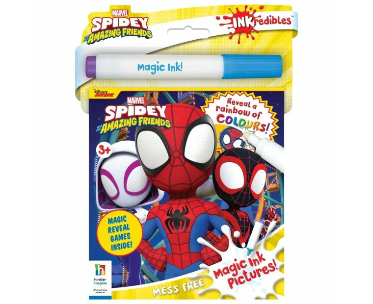 INKredibles Disney Junior Marvel Spidey and His Amazing Friends Magic Ink Pictures - Book