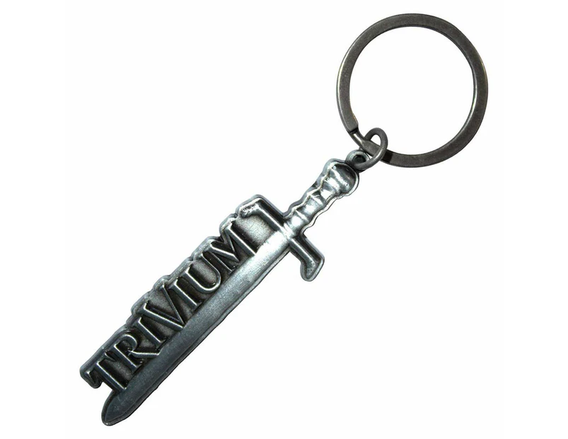 Trivium Silver Sword Keychain