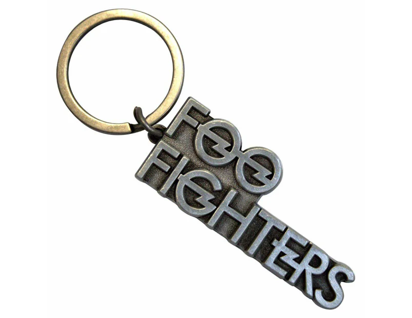 Foo Fighters Stacked Band Logo Keychain Keychain