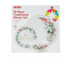 12 Piece Traditional Dinner Set - Anko