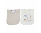 2 Pack Popover Bibs, Safari - Anko