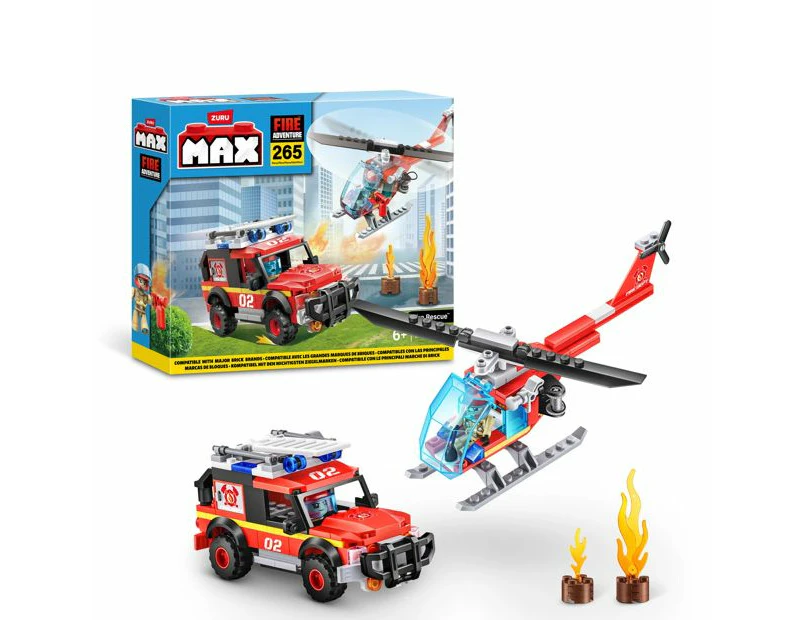 MAX Adventure Fire rescue playset (265 pieces)