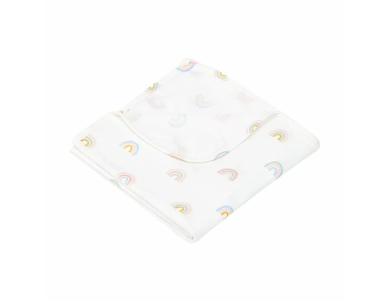 Cotton Jersey Blanket, Rainbow - Anko