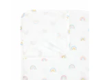 Cotton Jersey Blanket, Rainbow - Anko