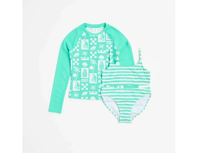 Target Print 3 Piece Swim Set