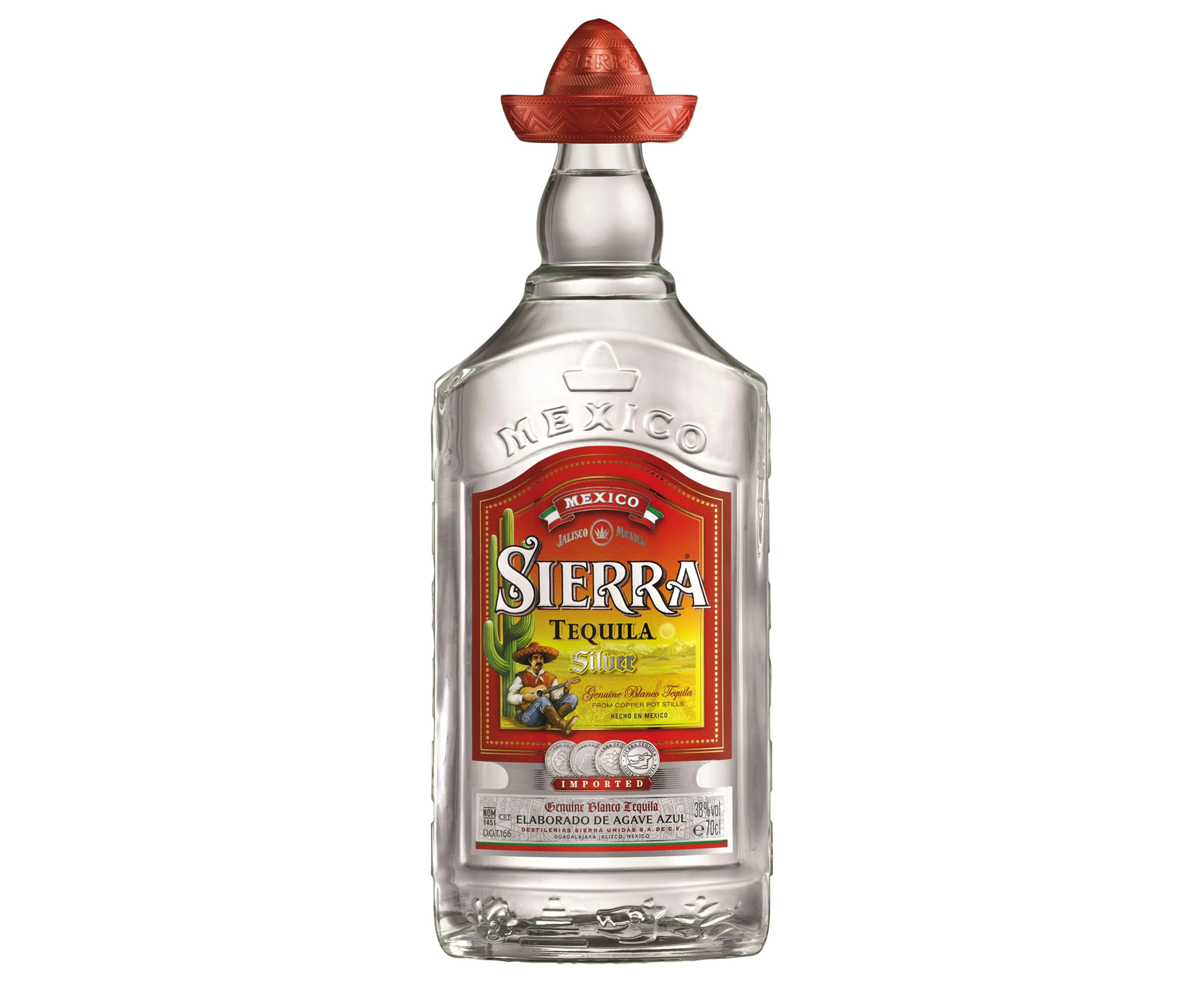 Sierra Tequila Silver 700mL Bottle